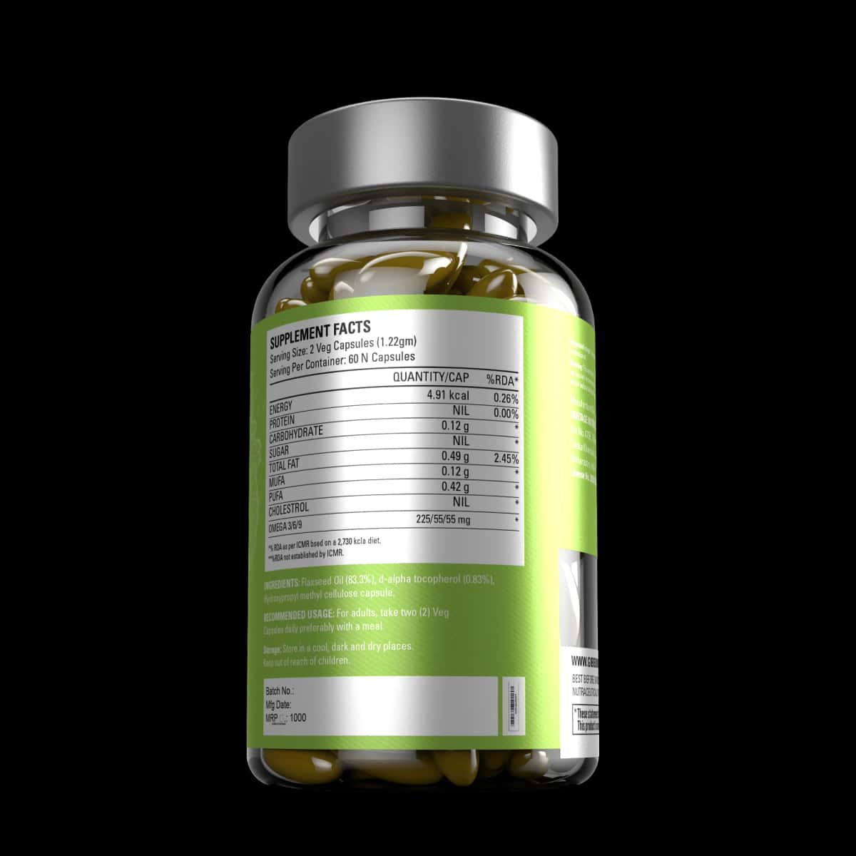 L Carnitine + Flaxseed - image 3