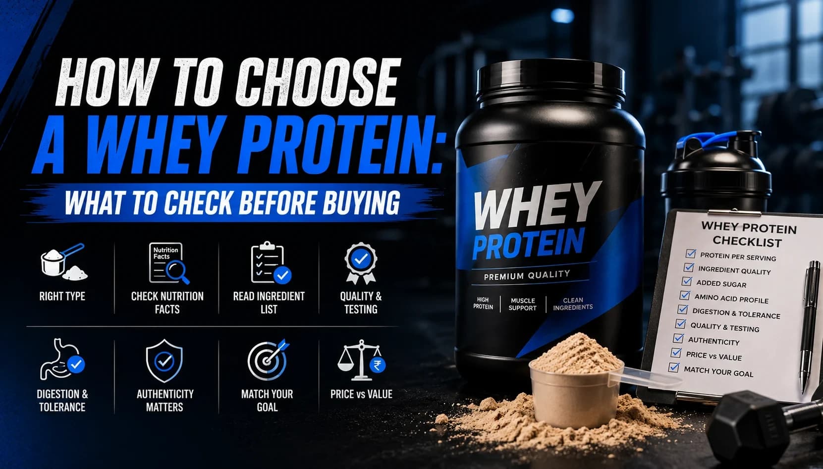 How to Choose Whey Protein